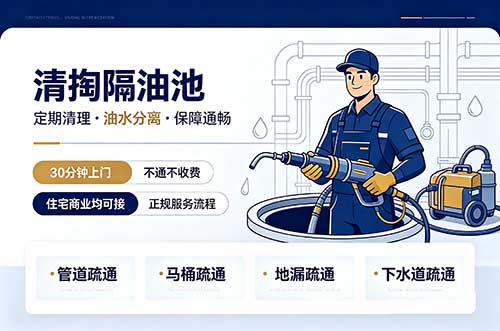 新站清掏隔油池